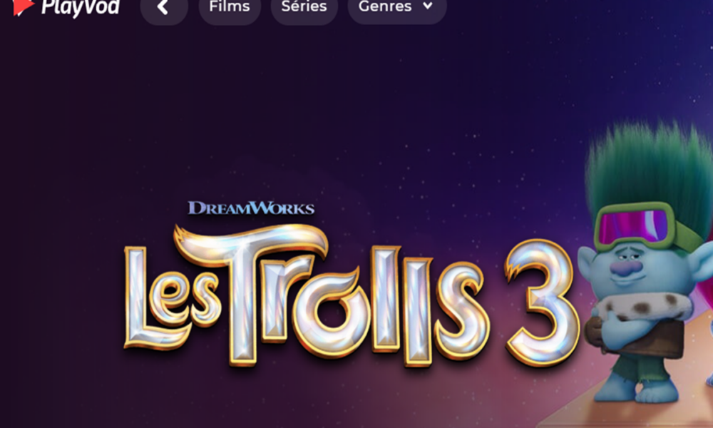 Le film Les Trolls 3 sur PlayVOD