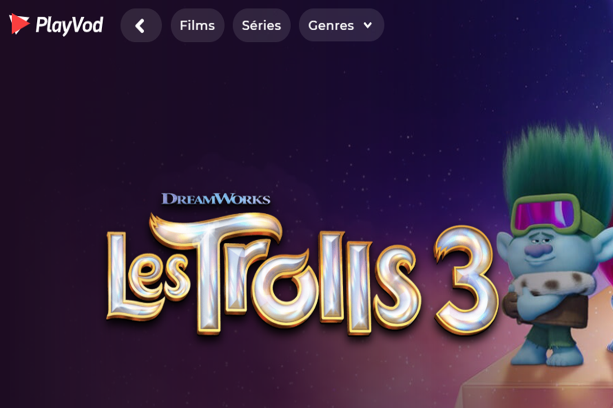 Le film Les Trolls 3 sur PlayVOD