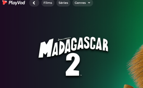 Le film Madagascar 2 sur PlayVOD