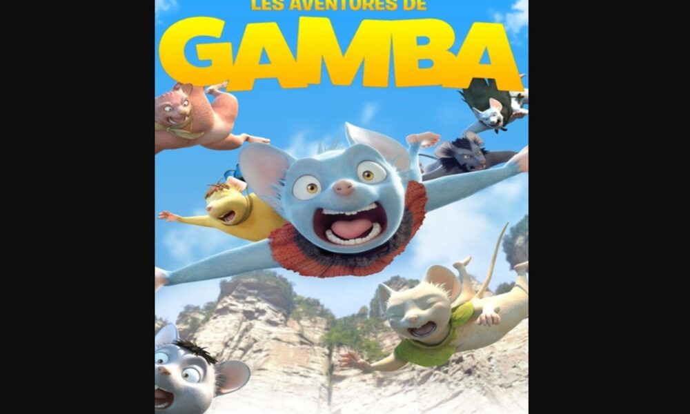 Affiche du film d'animation Les Aventures de Gamba