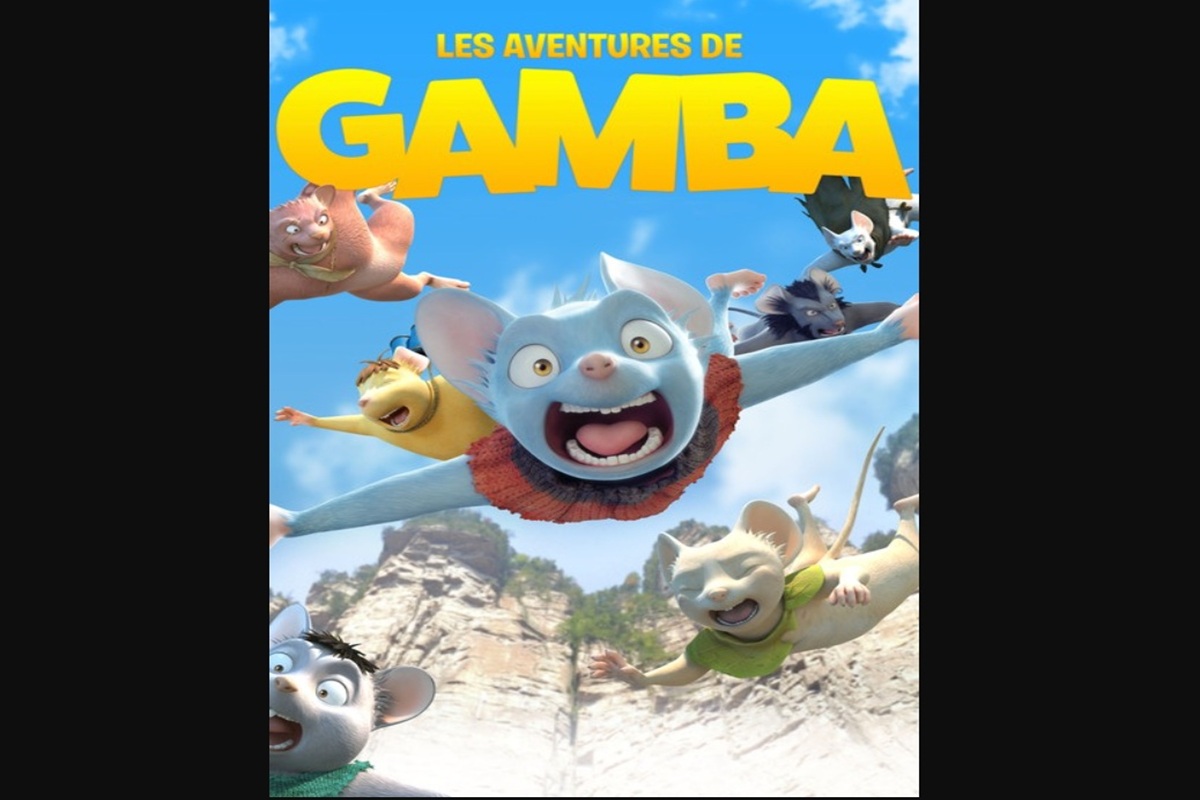 Affiche du film d'animation Les Aventures de Gamba