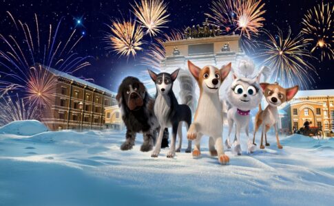 L'ensemble des personnages canins du film Les Chiens à l'Opéra