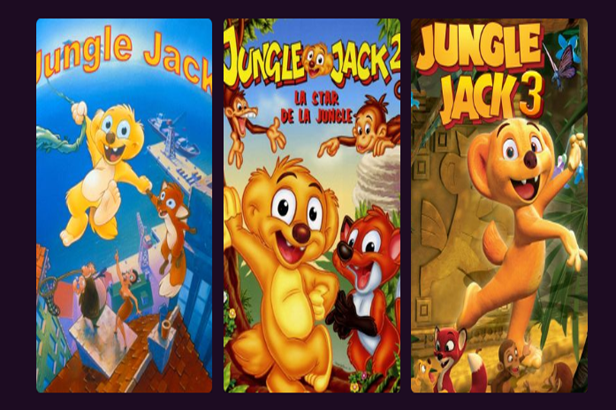 Les films de la saga Jungle Jack