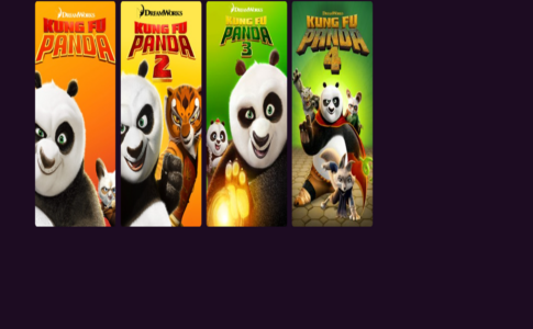 Les films de la saga Kung Fu Panda