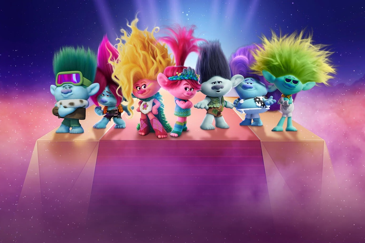 Les personnages du film Les Trolls 3