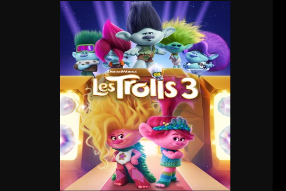 Affiche du film d'animation Les Trolls 3