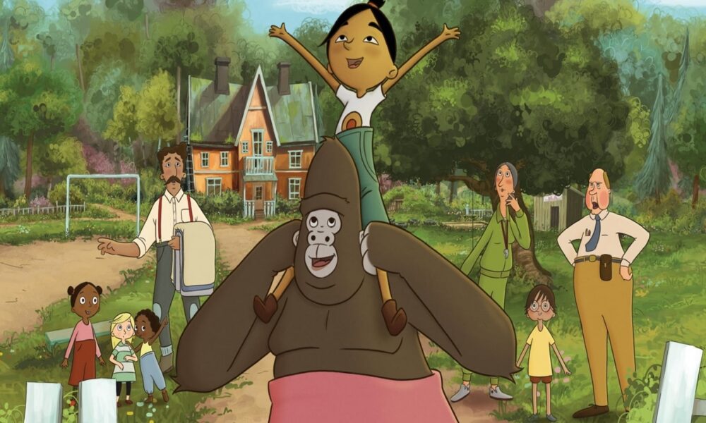 Les personnages du dessin animé Ma Mère Est Un Gorille (Et Alors ?)