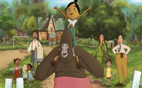 Les personnages du dessin animé Ma Mère Est Un Gorille (Et Alors ?)