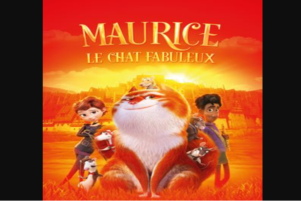 Affiche du film d’animation Maurice le chat fabuleux 