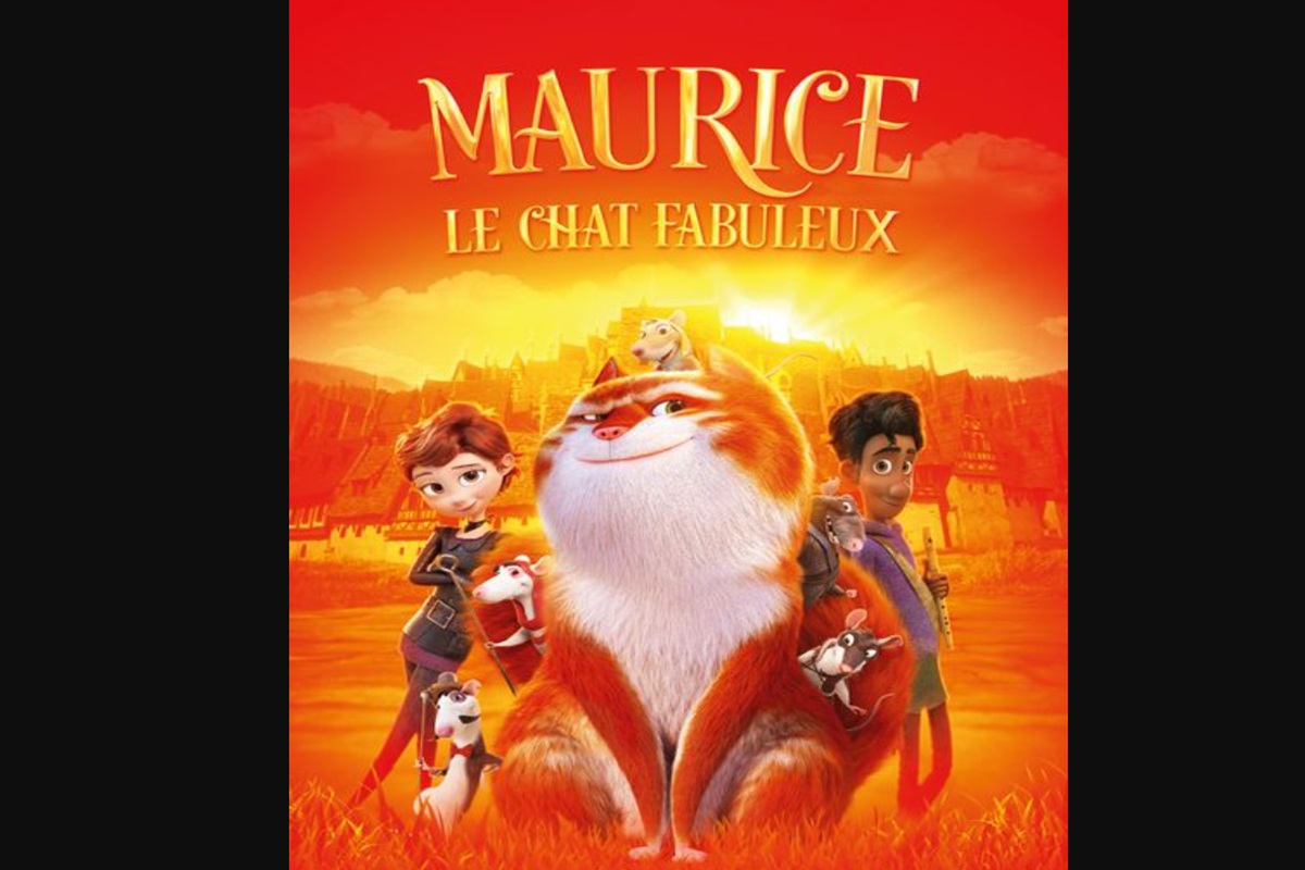 Affiche du film d'animation Maurice le Chat