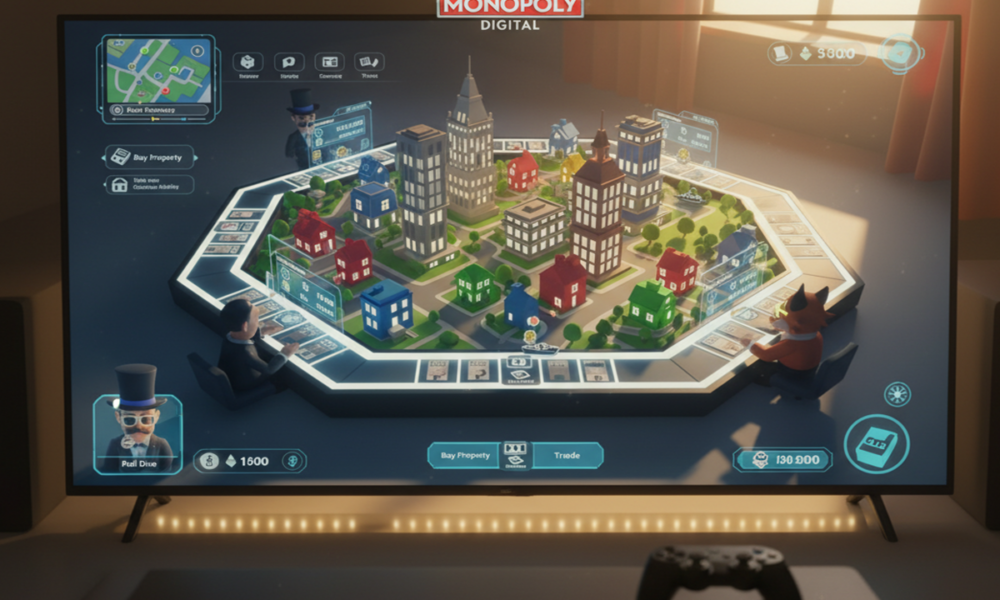 Gameplay d’un jeu similaire à Monopoly