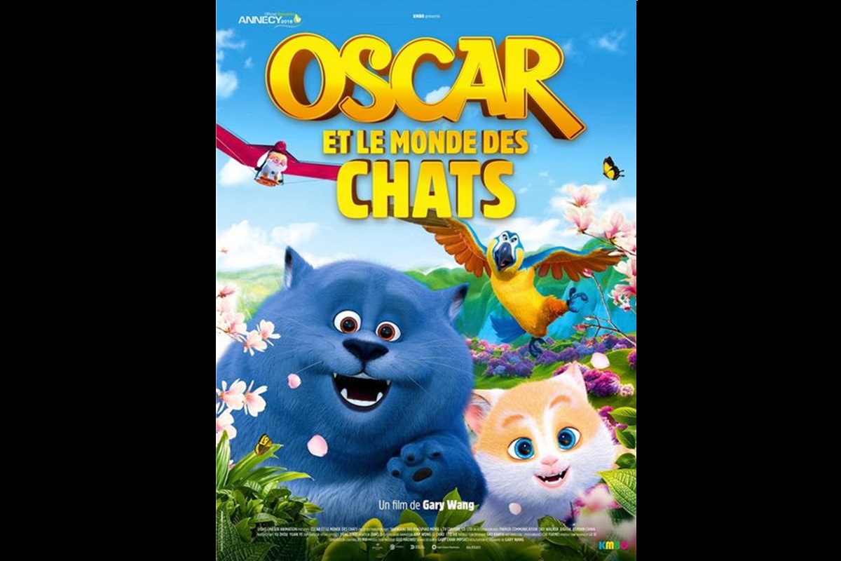 Affiche du dessin animé Oscar et le monde des chats  