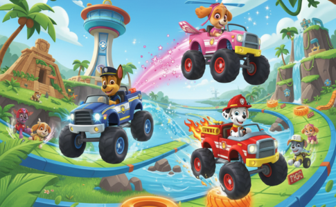 Gameplay d’un jeu similaire à PAW Patrol