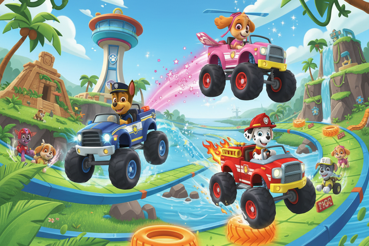 Gameplay d’un jeu similaire à PAW Patrol