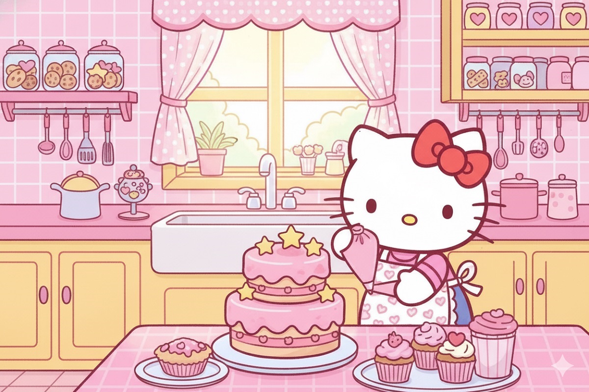 personage comme Hello Kitty dans My Talking Hello Kitty