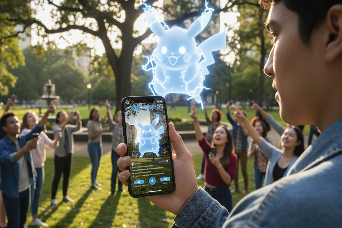Gameplay du jeu mobile Pokémon GO