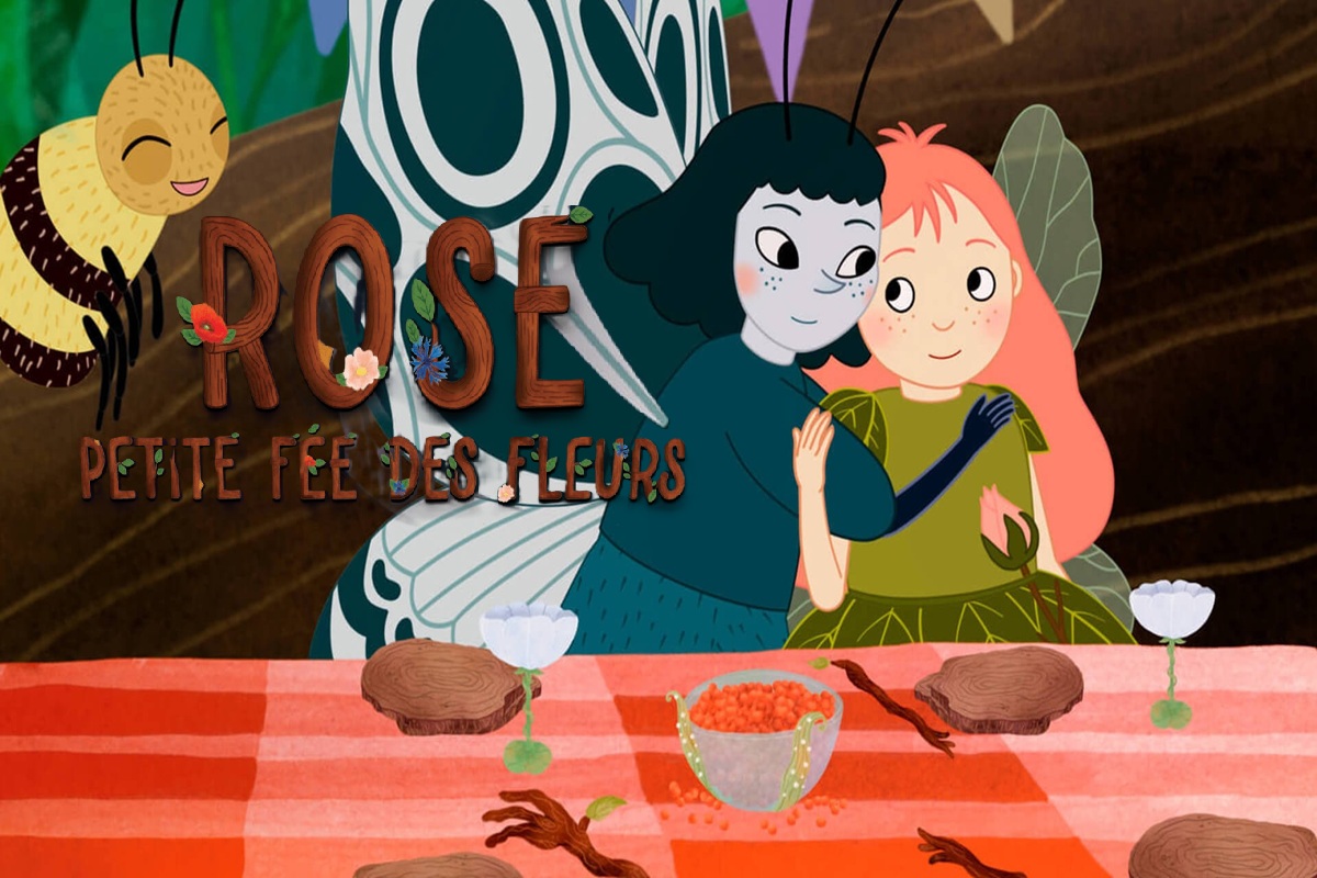 Les personnages du film d’animation Rose petite fée des fleurs