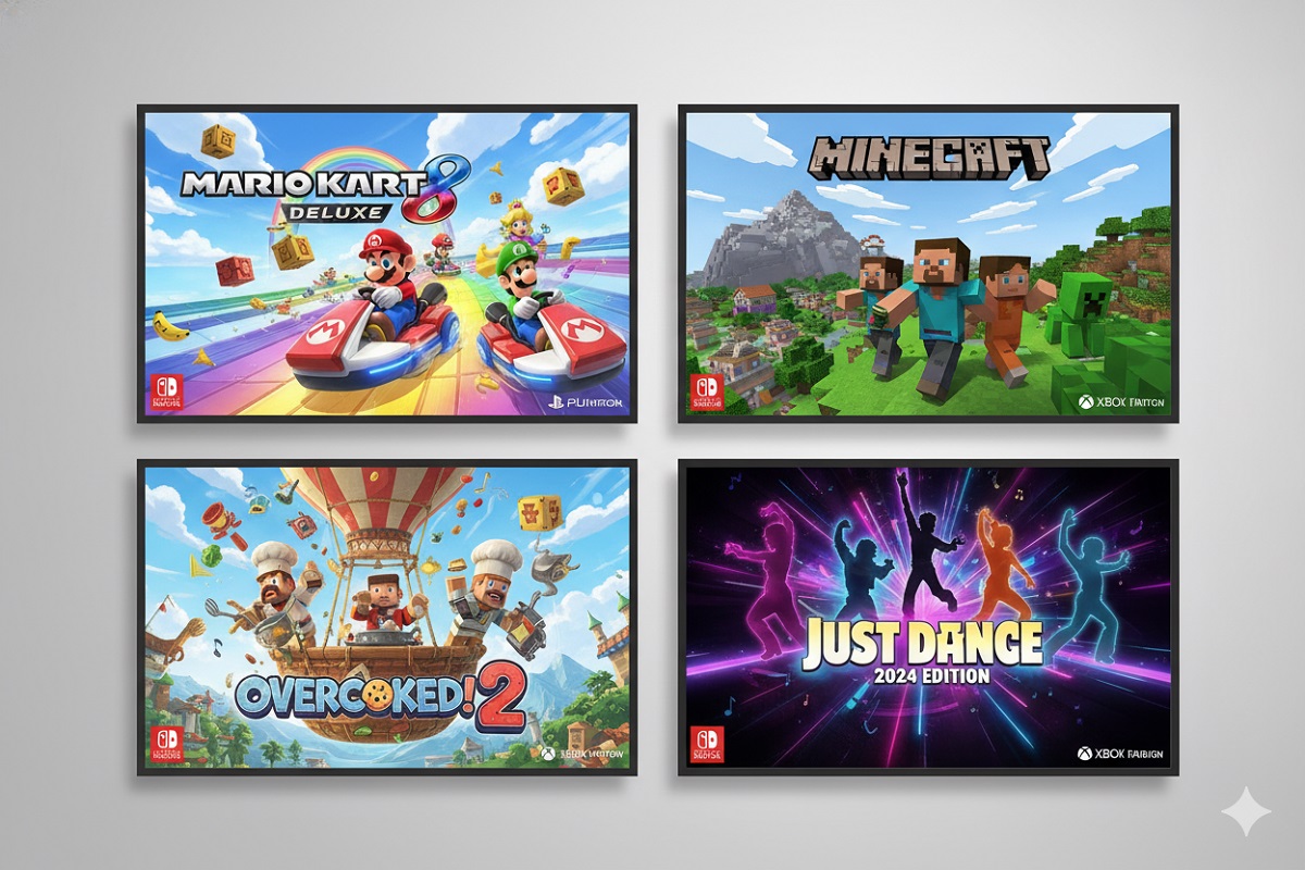 sélection de jeux pour jouer en famille