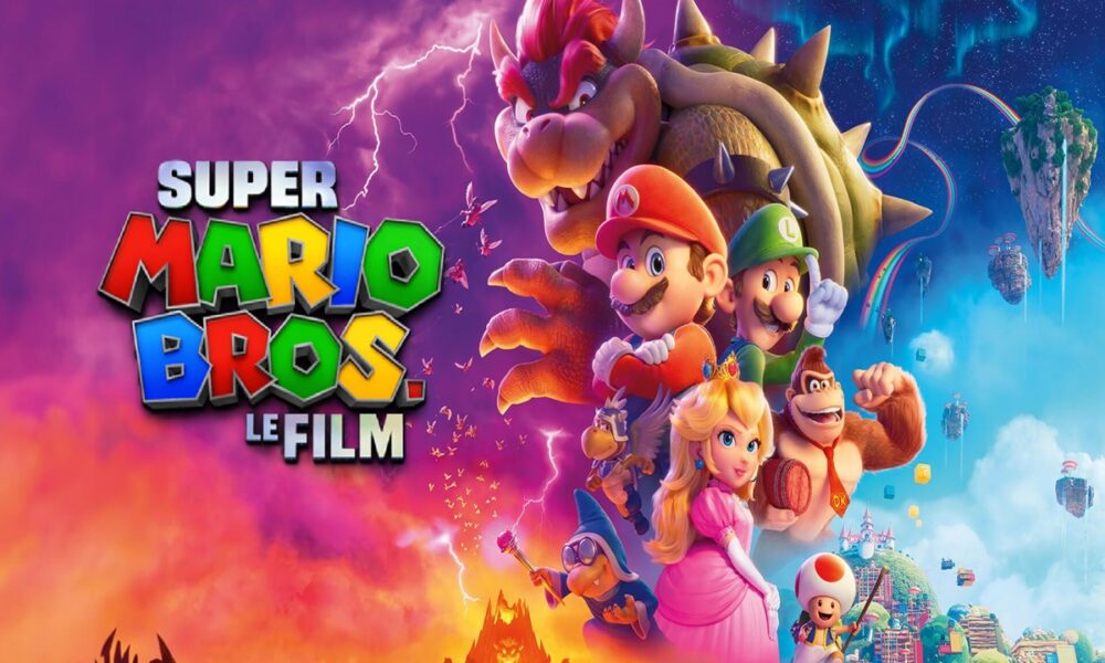 Affiche du film d'animation Super Mario Bros. le film