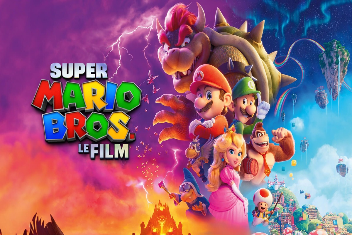 Affiche du film d'animation Super Mario Bros. le film 