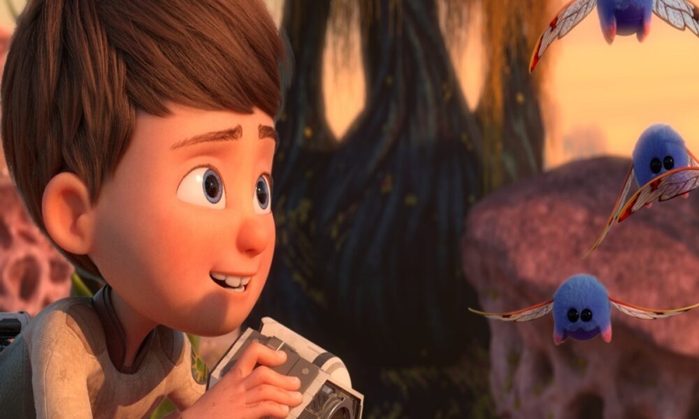 Willy observant des créatures volantes