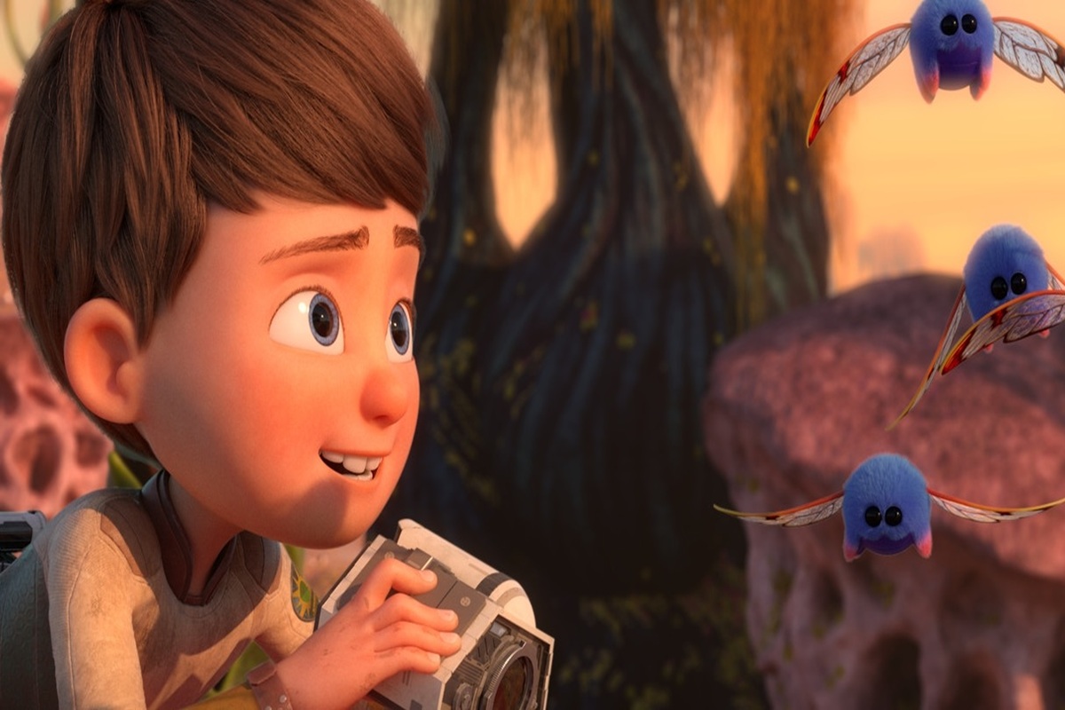 Willy observant des créatures volantes