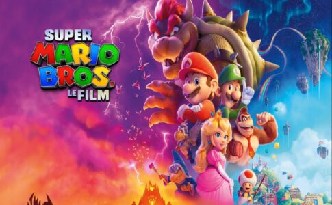 Affiche du film d'animation Super Mario Bros., le film