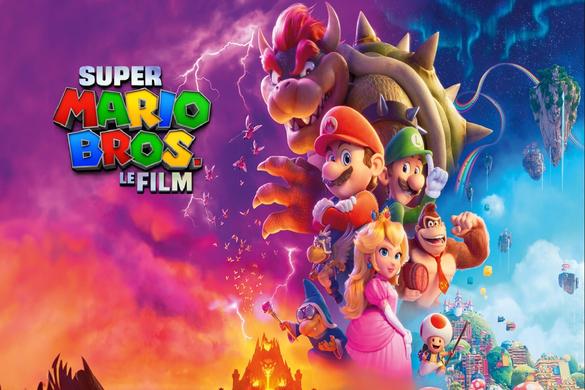 Affiche du film d'animation Super Mario Bros., le film  