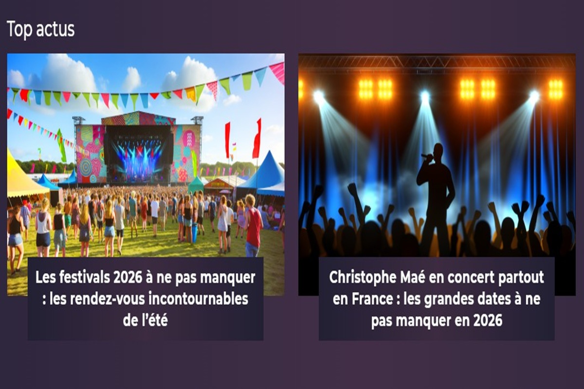 Calendrier festivals musicaux été 2026