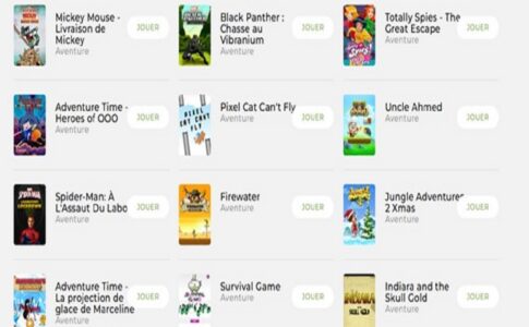 affiches de jeux d’aventure sur Mobijeux