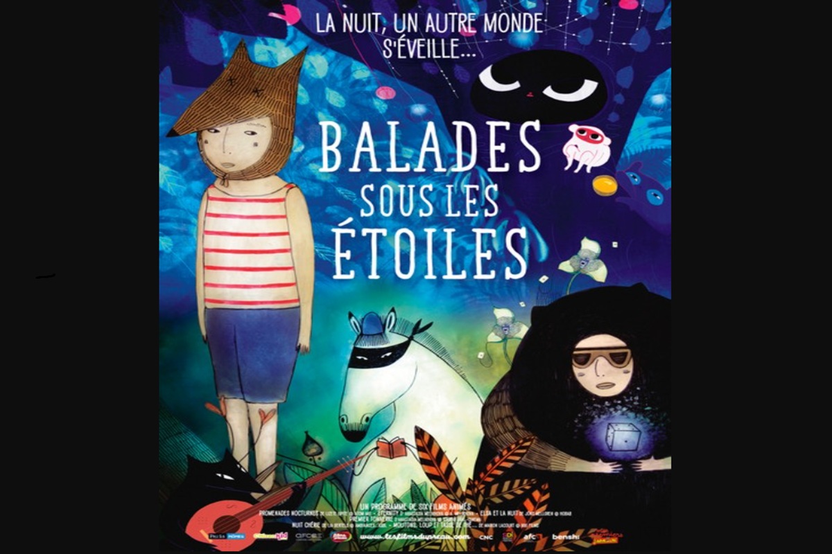 Affiche du film d'animation Balades sous les étoiles