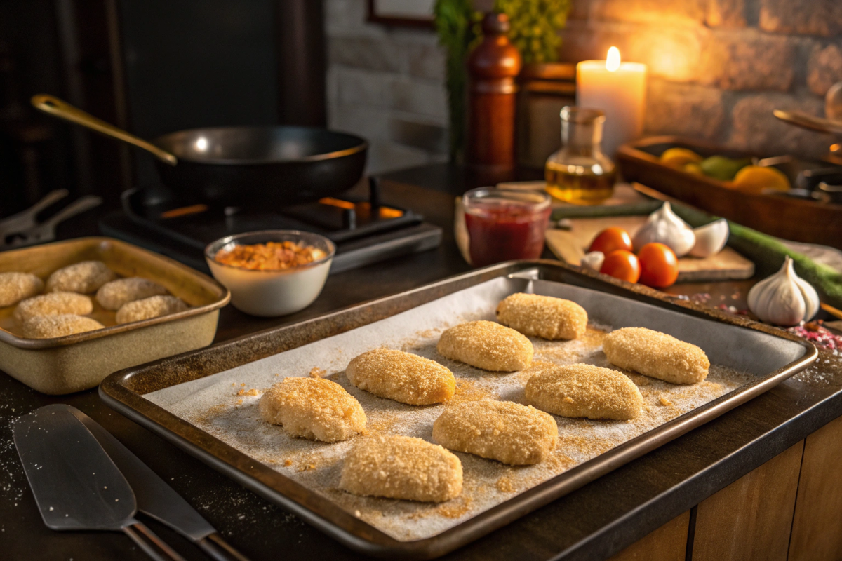 des nuggets express en préparation 