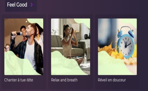 La rubrique Feel Good sur Playup