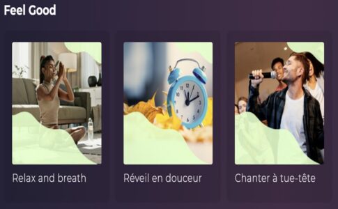 Playlists Feel Good pour le bien-être quotidien