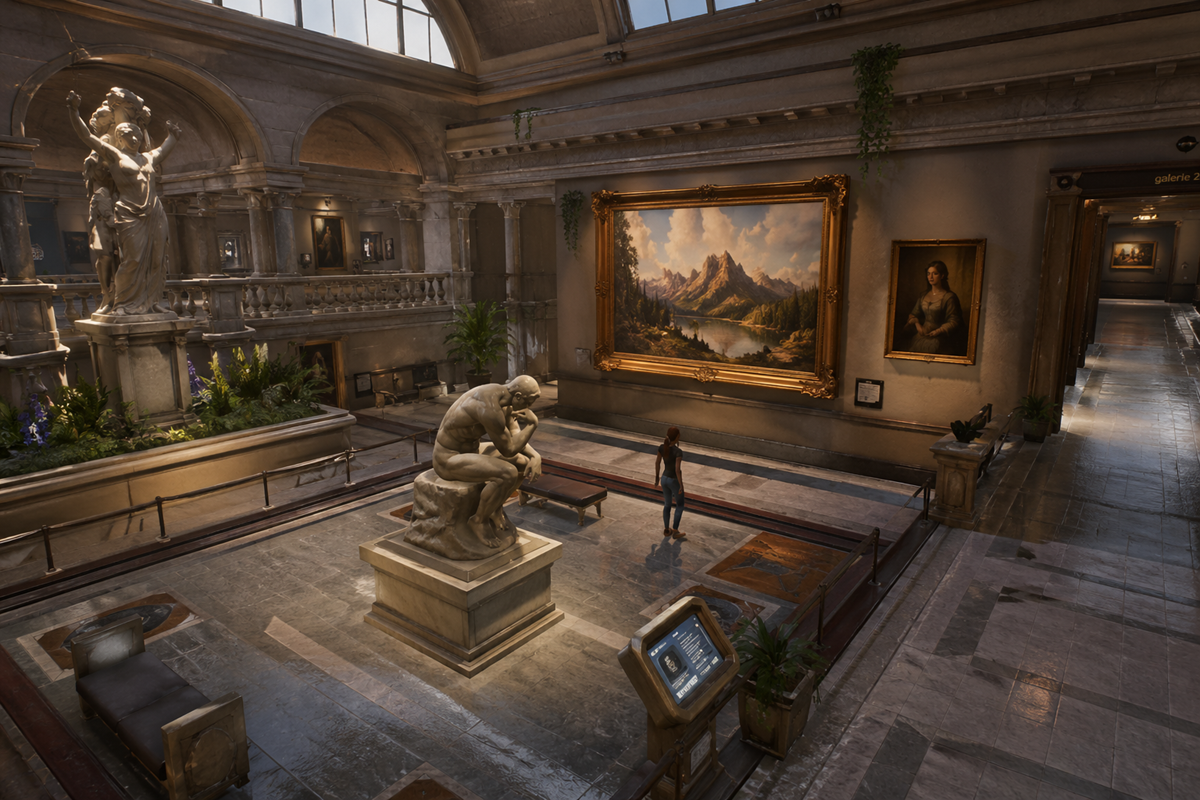 Gameplay d’un jeu de simulation comme Two Point Museum