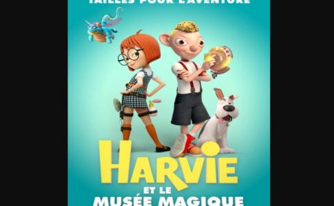 Affiche du film d'animation Harvie et le Musée Magique