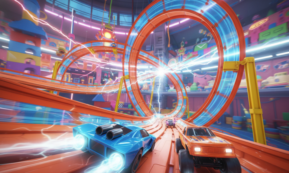 Gameplay d’un jeu similaire à Hot Wheels Unleashed 2