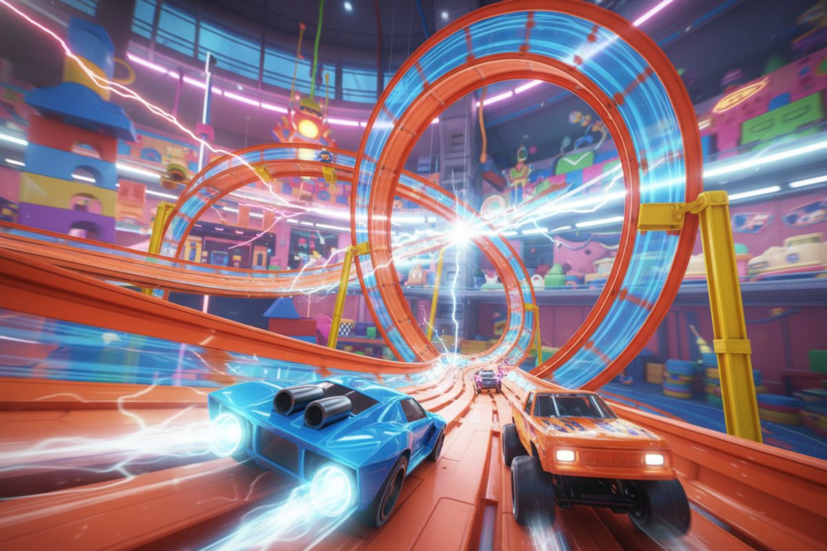 Gameplay d’un jeu similaire à Hot Wheels Unleashed 2
