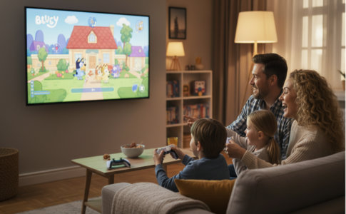 Jouer à Bluey en famille