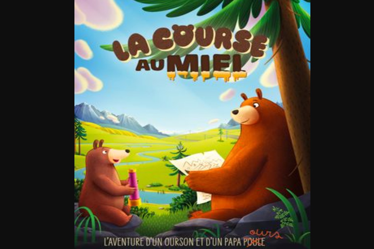 Affiche du film d'animation La course au miel