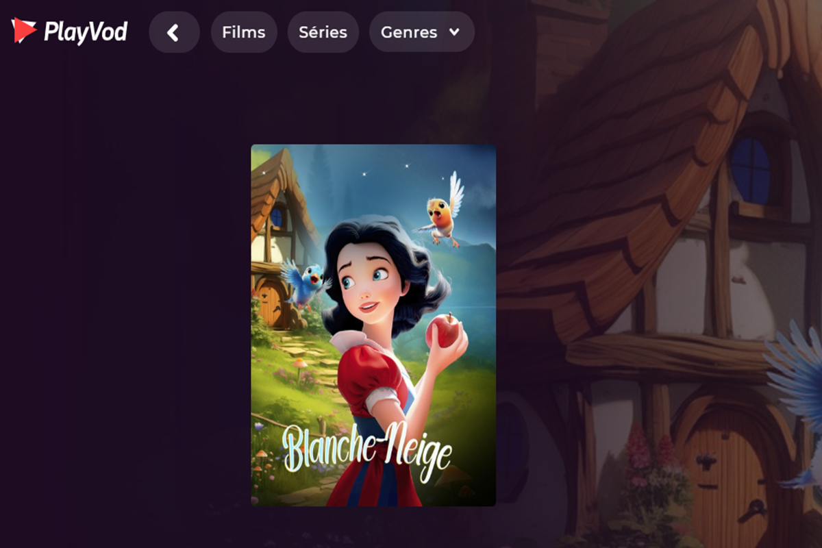 Le film Blanche-Neige sur PlayVOD