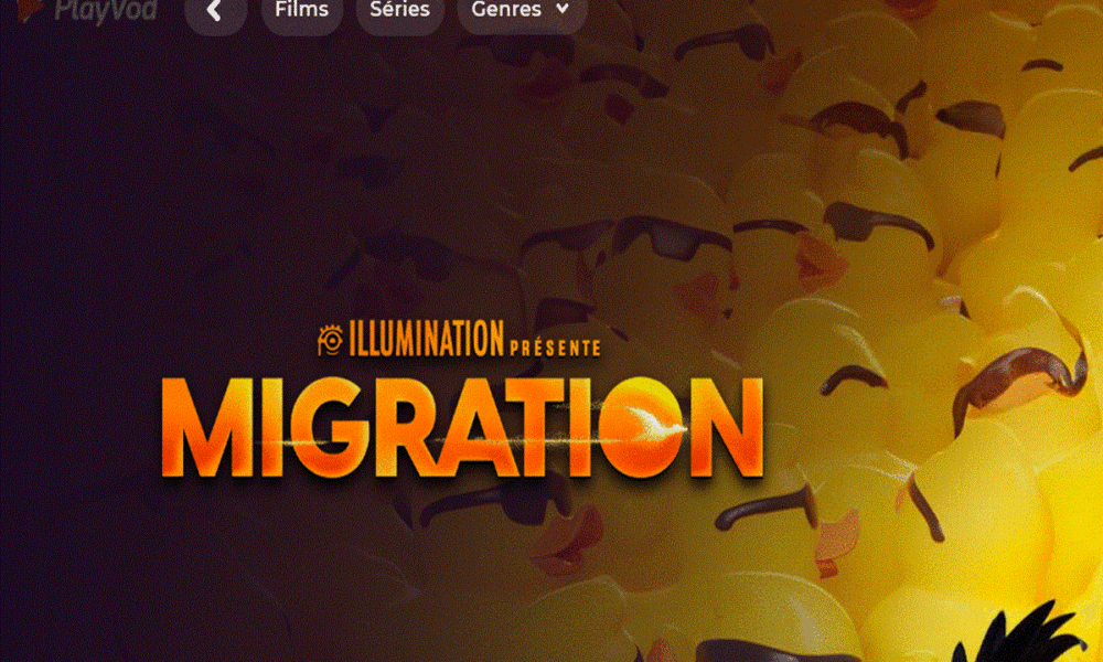 Le film Migration sur PlayVOD