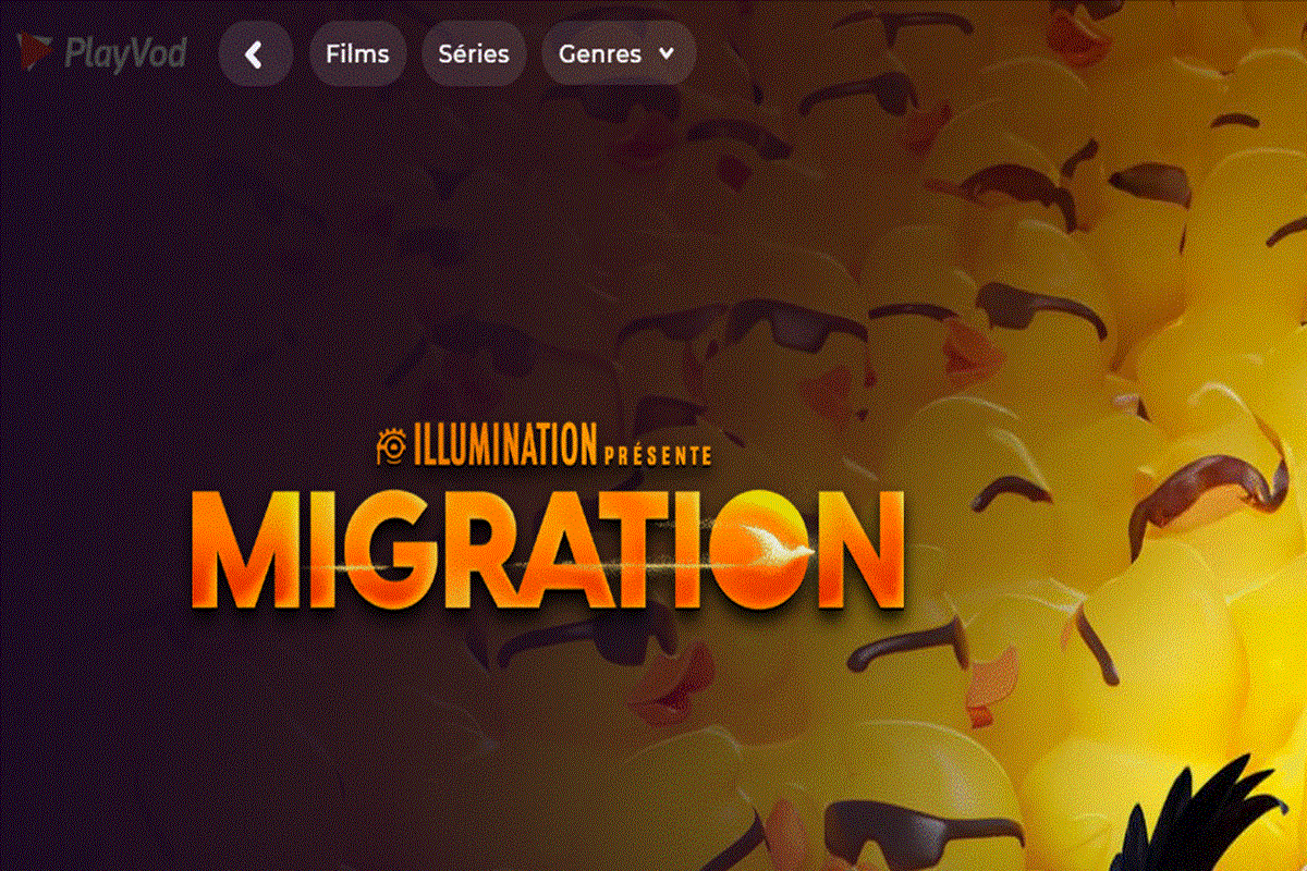 Le film Migration sur PlayVOD