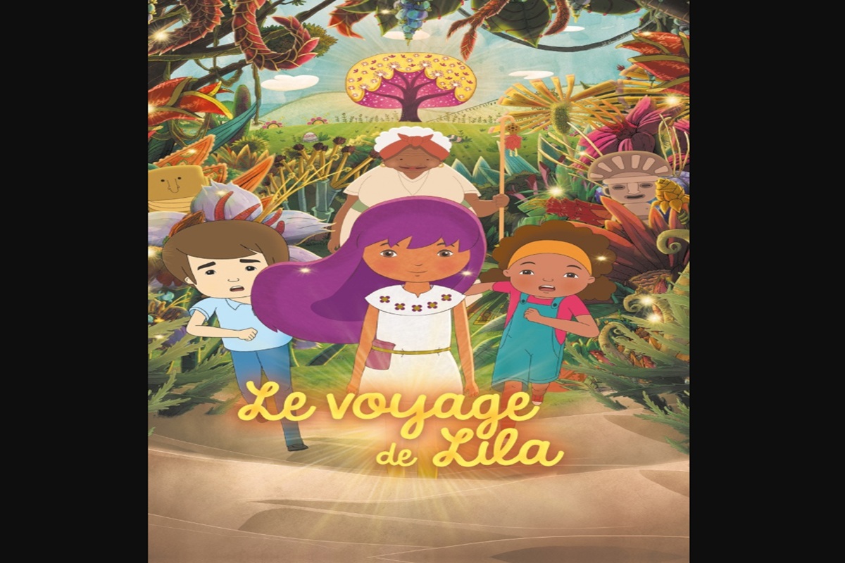 Affiche du film d'animation Le voyage de Lila