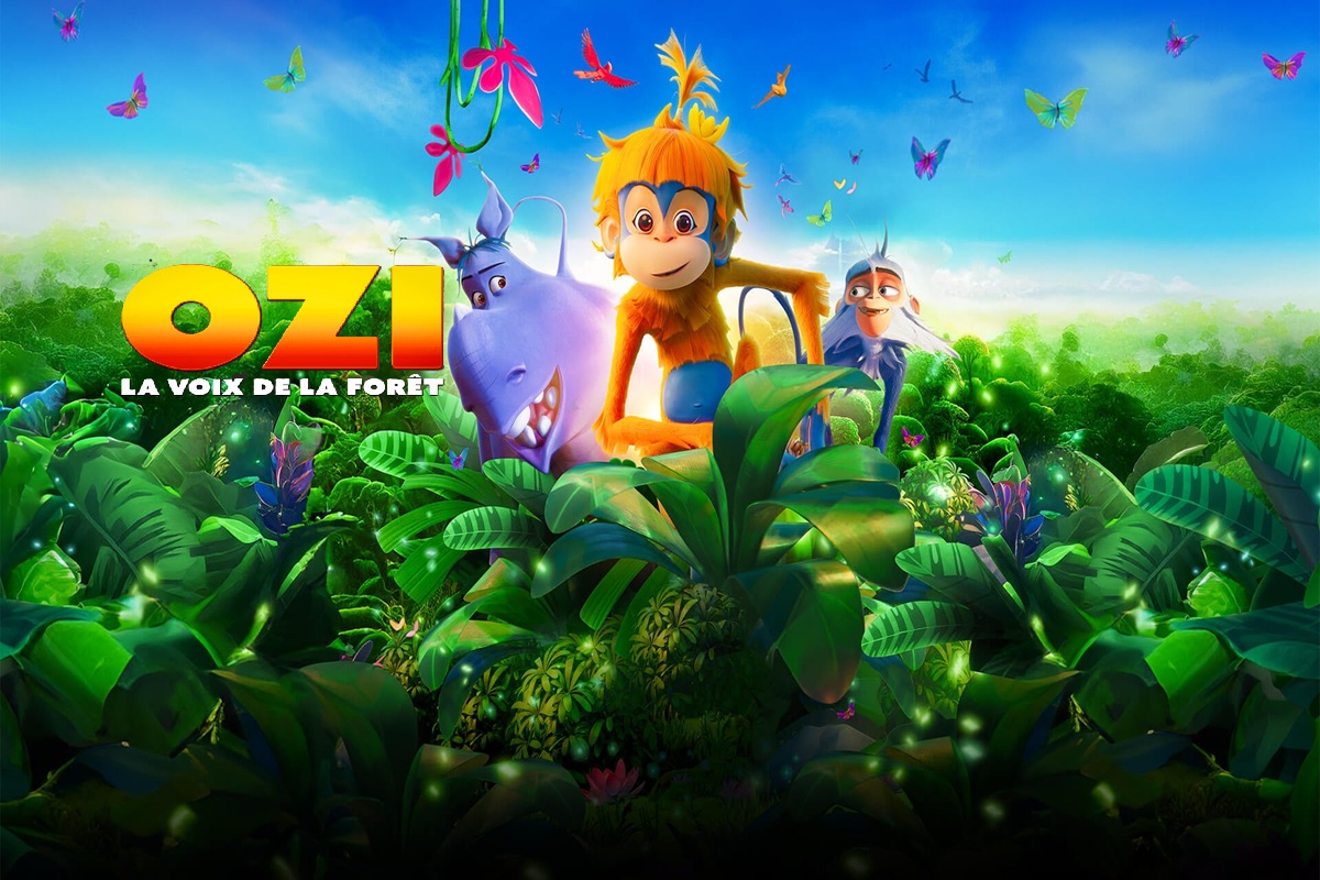 Affiche du film d'animation Ozi, la voix de la forêt