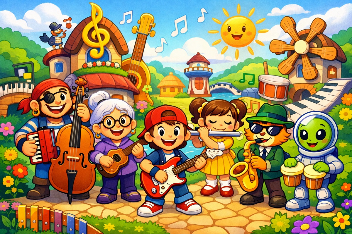 personnages d’un jeu comme People of Note