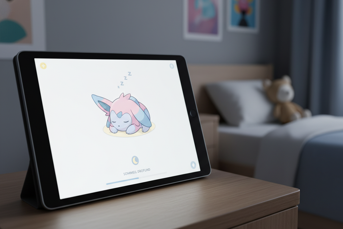 Gameplay d’un jeu similaire à Pokémon Sleep