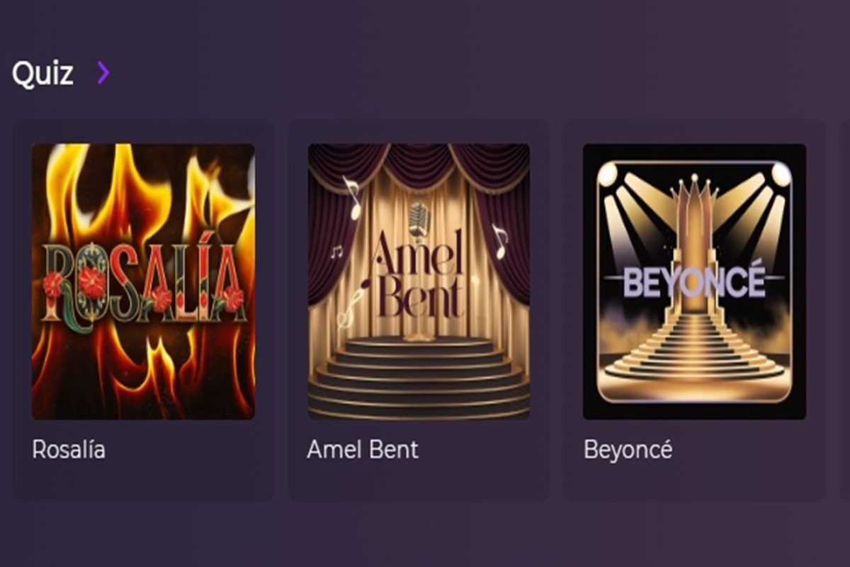 La rubrique Quiz sur Playup