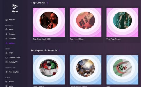 La rubrique Radios de Playup
