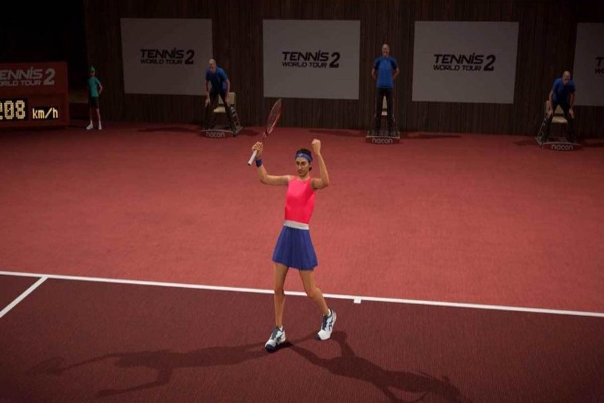 Gameplay du jeu de simulation Tennis World Tour 2